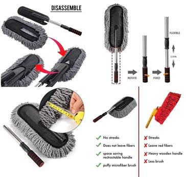 Buy Extendable Microfiber Car Cleaning Brush and Get Car Coating Spray Free