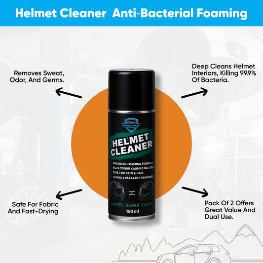 Helmet Cleaner: Anti-Bacterial Foaming