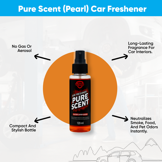 Car Freshner & Odor Eliminator- Pure Scent (Pearl)