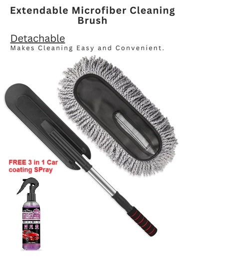 Buy Extendable Microfiber Car Cleaning Brush and Get Car Coating Spray Free